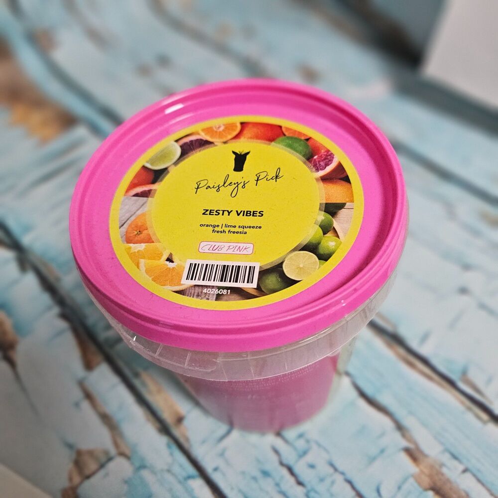 Pink Zebra Sprinkles Zesty Vibes 16 oz Home Fragrance Wax Citrus Fresh Gently Us